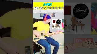 Beck - E-Pro (Main Riff) Guitar Lesson | Tab | Tutorial #guitar #tutorial