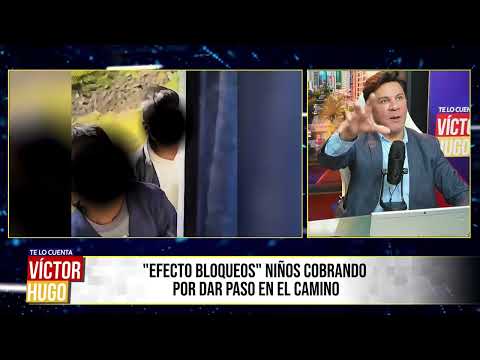 LO QUE NOS DEJA LOS BLOQUEOS: NIÑOS COBRAN "PEAJES" A LOS QUE SE DESVÍAN POR RUTAS ALTERNAS
