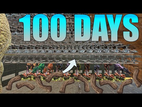 SOLO Spending 100 DAYS On A Fibercraft Server! This is what Happens... | Ark PvP Full Wipe