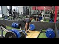 Deadlift- 320 pounds- 4 sets 4 reps!!