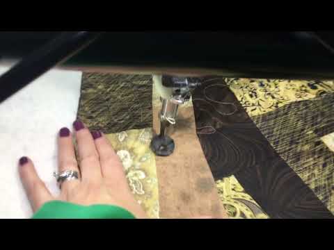 Long arm quilting Gammill Statler easing in fullness