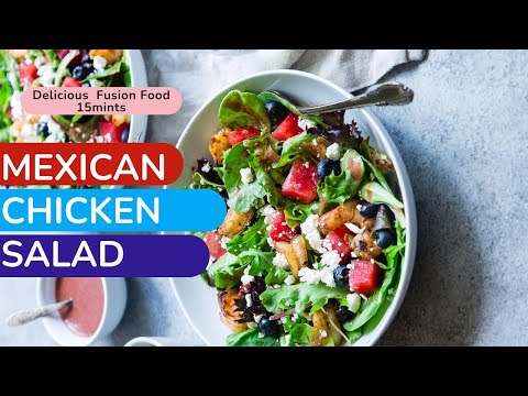 Mexican Chicken Salad | Mexican Style Chicken Salad | Chicken Salad Recipe | Chicken Salad Kerala