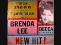 Brenda Lee - It's Never Too Late (1961) 