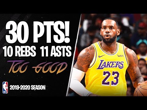 LeBron James Full Triple-Double Highlights vs Chicago Bulls 05/11/2019