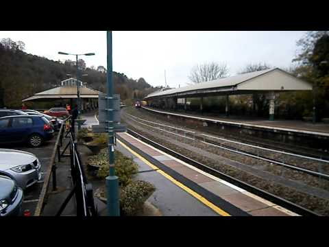 Freightliner Class 66 no: 66614 @ Bath Spa Working A Engineers Train On The 18/11/2011.