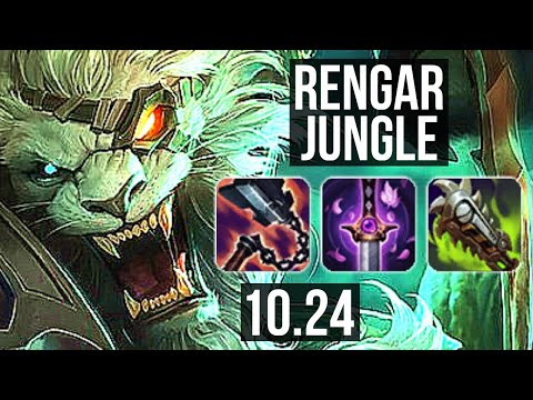 RENGAR vs AATROX (JUNGLE) | 1.9M mastery, 6 solo kills, 900+ games, Legendary | BR Diamond | v10.24