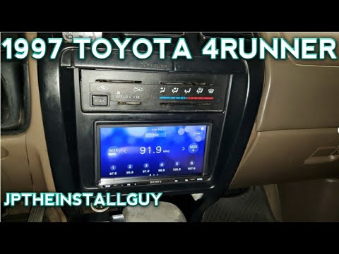 1997 Toyota 4runner radio removal replacement and install