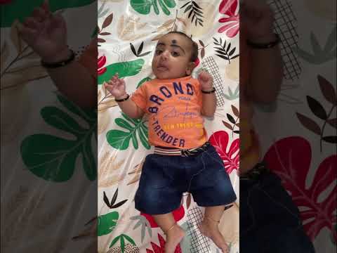 Daivik baby❤️newborn vs now #daivik #cutebaby