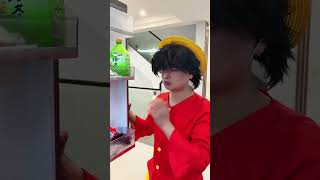关冰箱门夹到什么#海贼王 #路飞