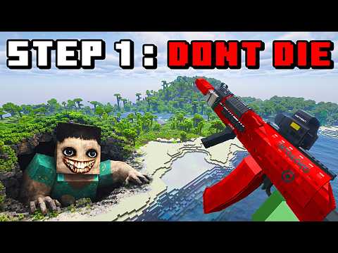 Surviving 1 YEAR in the most REALISTIC Minecraft ISLAND in HARCORE