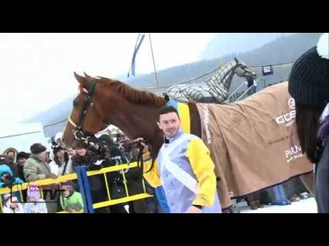 Grand Prix de St Moritz 2012 : Victoire de African Art, sous la selle de F. Di Fède