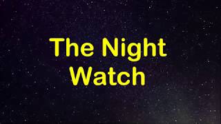 The Night Watch by Jim Reeves with Lyrics