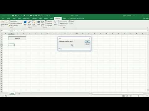 38 ENG VBA Excel   Using the InputBox to get information from the user