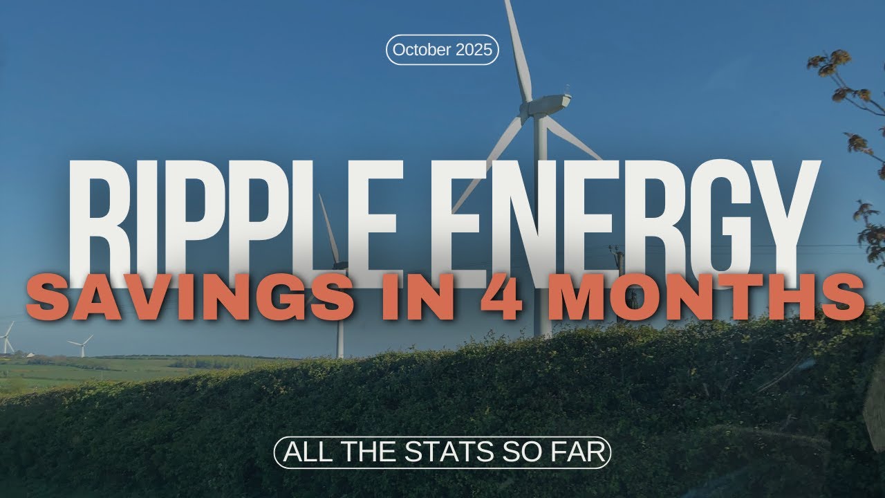 1st 4 months of Ripple Energy Generation - how much have we saved?