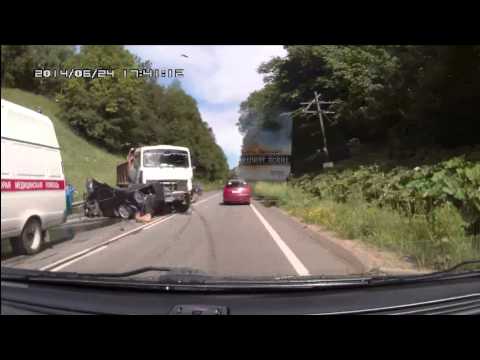 Последствия столкновения с МАЗом