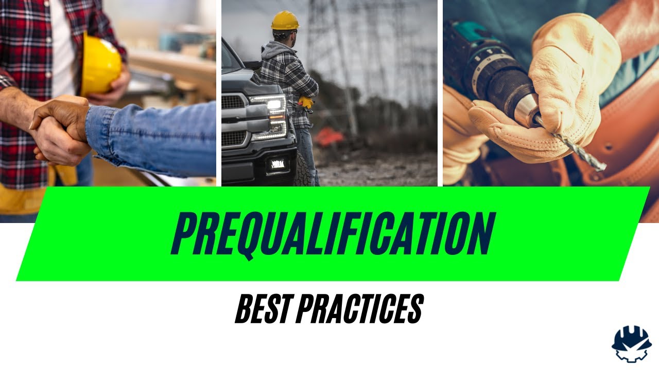 Contractor Prequalification Best Practices