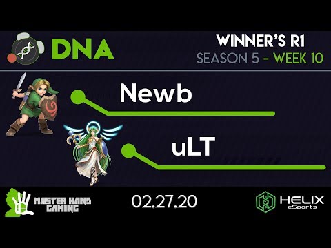 DNA S5:W10 - Newb (Young Link) vs uLT (Palutena, Dark Pit) - Winners R1