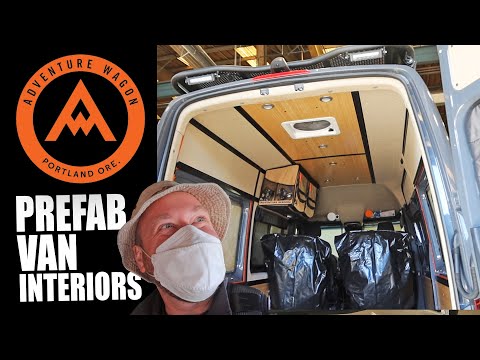 Custom Designed Pre Fabricated Adventure Wagon Kit for Vanlife DIY Interiors