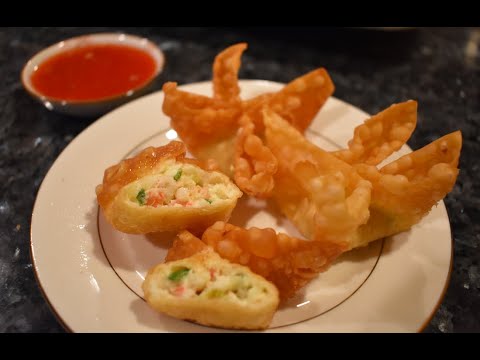 Crab and Shrimp Rangoons | Cream Cheese Wontons