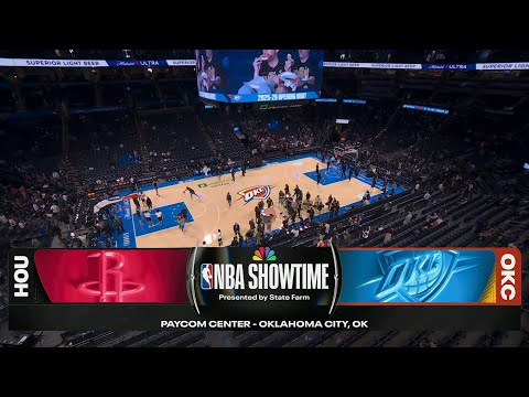 NBA on NBC Showtime intro, 10/21/2025