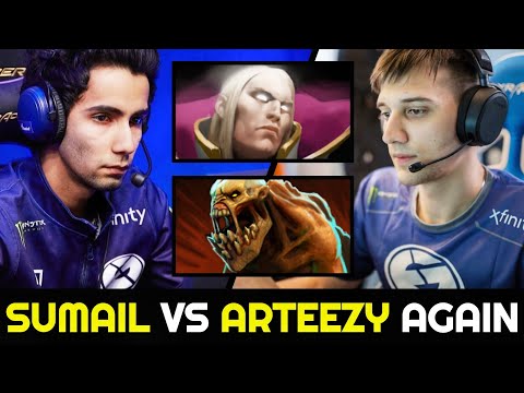 SUMAIL vs ARTEEZY again — Invoker vs Lifestealer 100% Destroy 7.27 Dota 2