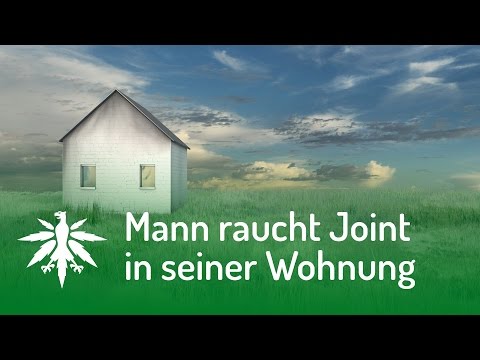Mann raucht Joint in seiner Wohnung | DHV News #114