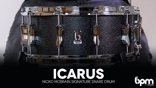Video thumbnail for Nicko McBrain’s signature snare drum ICARUS | bpm | BDC TV by BDC TV
