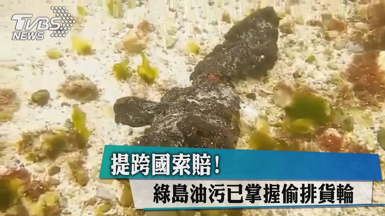 提跨國索賠! 綠島油污已掌握偷排貨輪