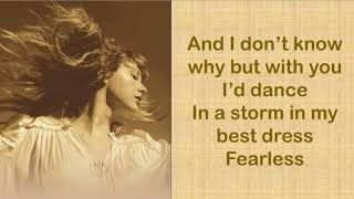 FEARLESS - Taylor Swift (Taylor&#39;s Version) (Lyrics)