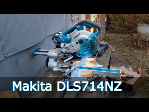 Makita DLS714NZ Akumuliatorinės pjovimo staklės 2x18 V, 190 mm, 52x300, Be akumuliatorių ir kroviklio! video