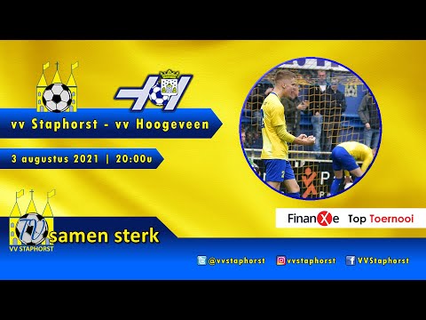 vv Staphorst - vv Hoogeveen - Toptoernooi 2021 - Highlights