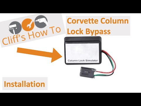 Corvette Column Lock Bypass Install