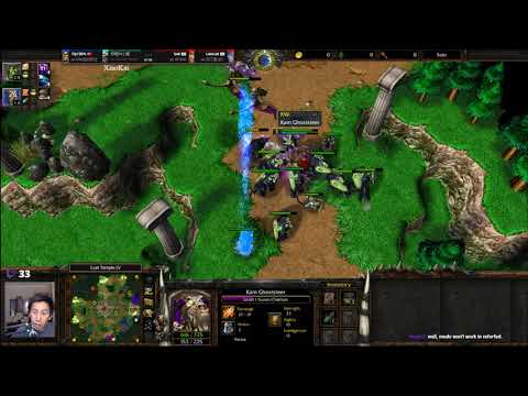 Fly (Orc) XiaoKai (UD) vs LawLiet (NE) Sok (HU) - WarCraft 3 - 2v2 - WC2813