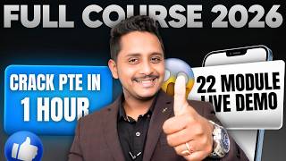 Crack PTE Exam in 1 Hour | Full PTE Course 2026 | 22 Modules Live Demo