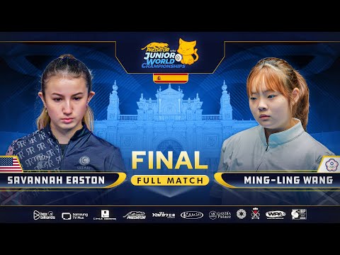 T2 - FINAL - S. EASTON v ML WANG 🇪🇸 PREDATOR WPA U19 GIRLS 10-BALL WORLD CHAMPIONSHIPS 2025