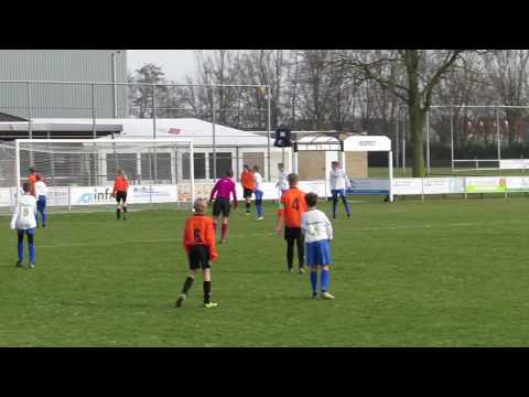 Overasseltse Boys 14-1 - SDVB JO14-2, 17 februari 2018