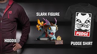 Contest for channels' subsribers. Prizes: Hoodie Dota 2, Pudge t-shirt, Slark figure