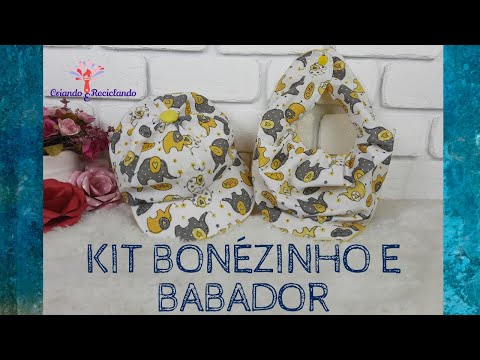 FAÇA E VENDA MUITO ESSE KIT BONEZINHO E BABADOR BANDANA PARA BEBÊS | PARA INICIANTES