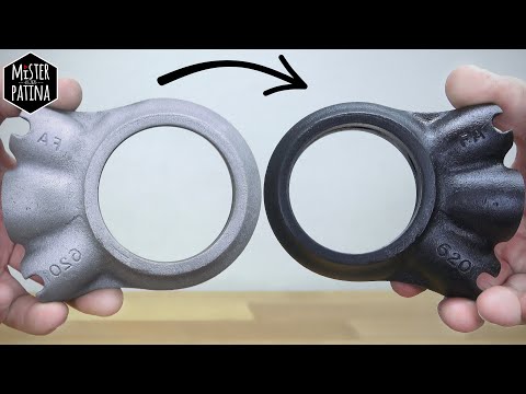 How to COOK Steel Black! Cook Bluing