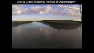 preview picture of video 'Groves Creek, Skidaway Island, December 2013'