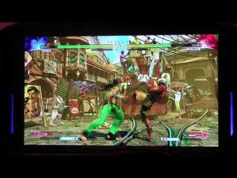 SF5 Beta @ Canada Cup 2015 - DaFeetLee (Laura) vs TS Sabin (Dhalsim)