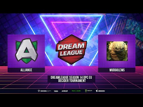 Alliance vs mudgolems Highlights - GAME 1 | DreamLeague Season 14 DPC EU Decider Tournament