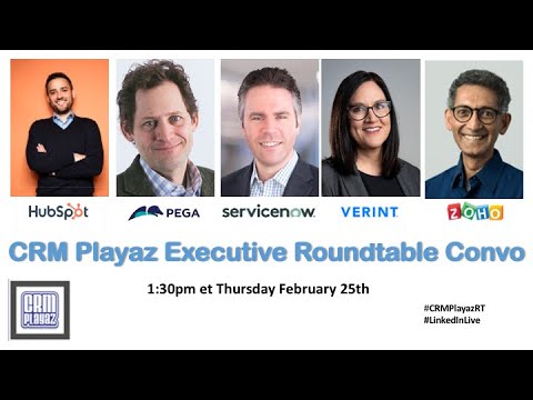 CRM Playaz Executive Roundtable - State of CRM 1 Year into the Pandemic