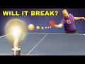 World S Hardest Shot Vs Lightbulb