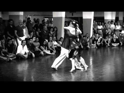  Marisol Morales  and  Alejandro Larenas  are  dancing  to  a  tango  at  Rosario Tango Festival  in  2015