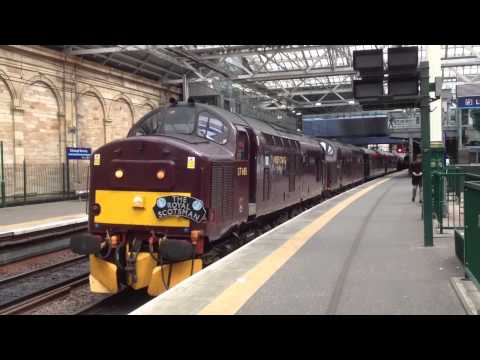 37685 & 37516 At Edinburgh