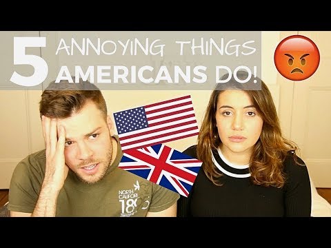 アメリカ人がやっている5つのことがイギリスを狂わせる！｜アメリカVSイギリス (5 Things AMERICANS Do That Drive BRITS Crazy!| American vs British)