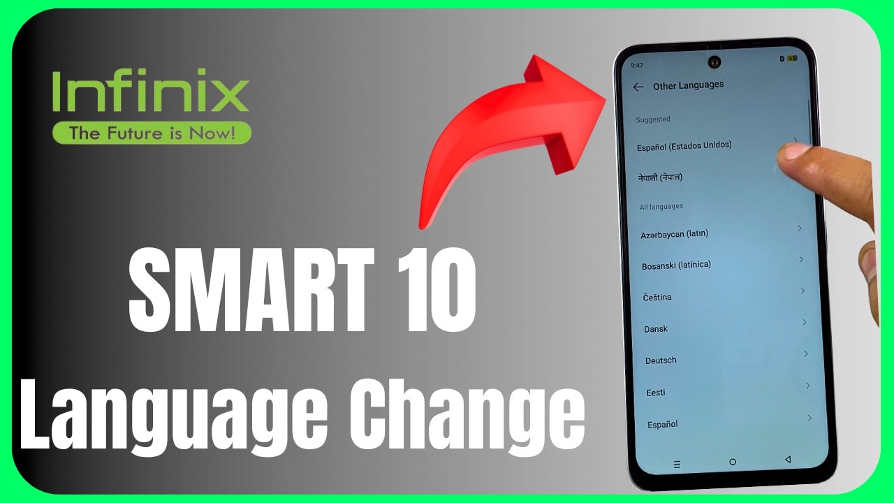🌐 Infinix Smart 10 Language Change 😱📱 | Easy Language Settings Tutorial 🔥