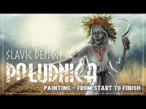 POŁUDNICA, Slavic Demon - Midday Lady / by makota