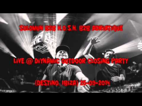 Solomun b2b H.O.S.H. b2b Adriatique - Live @ Diynamic Outdoor Closing Party (Destino, Ibiza)